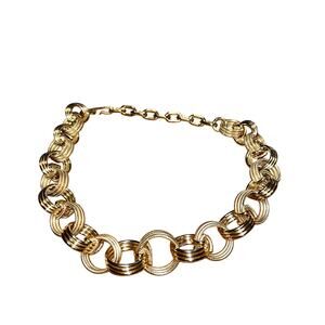American Vintage Gold Tone Link Chain Choker 16"